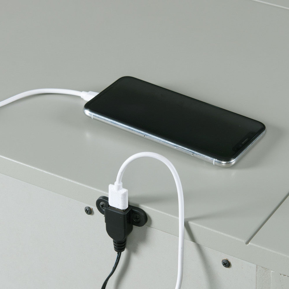 Picket House Furnishings Brooks Platform Storage 5PC Bedroom Set, Grey