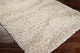 Surya Berkley BRK-3300 Shag Area Rug, Cream, 8' Square
