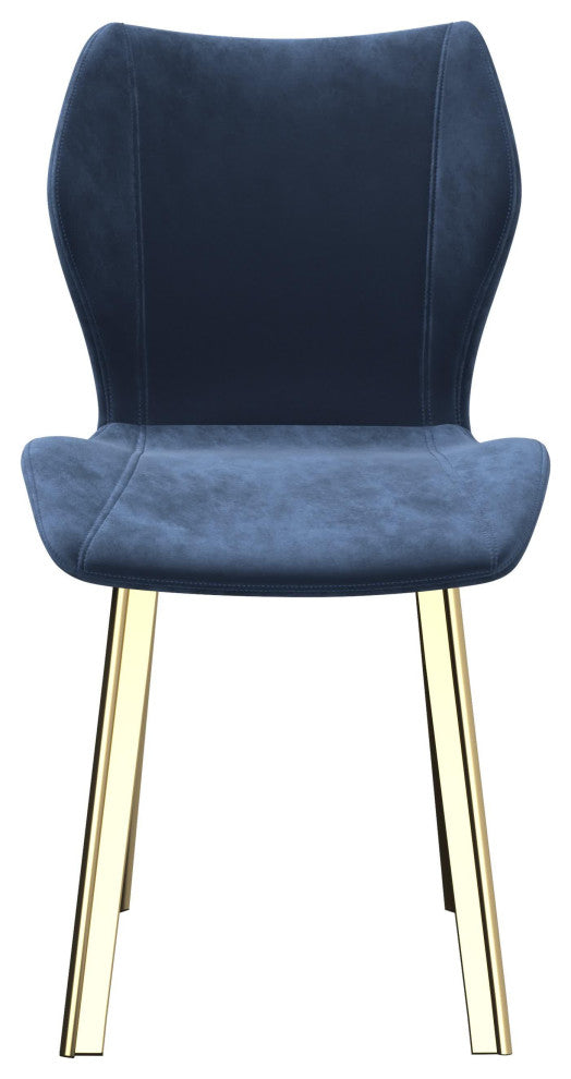 Fabric Dining Chair, Set of 4, Blue