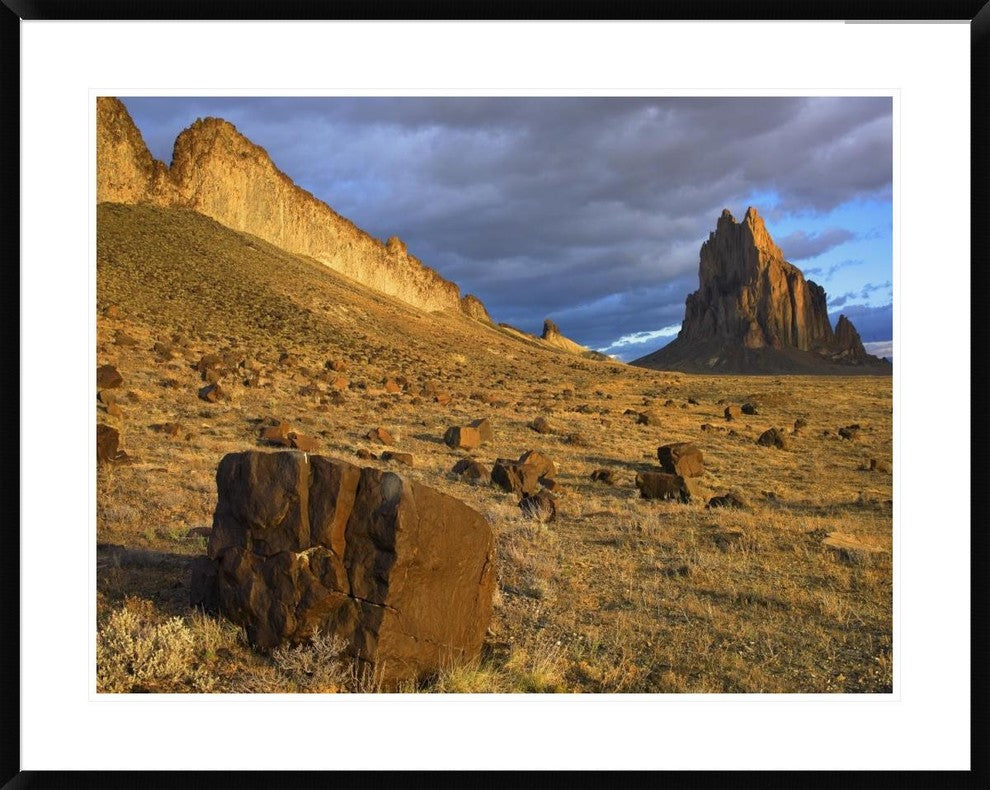 Shiprock, The Basalt Core Of An Extinct Volcano, New Mexico, 38"x30"