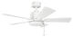 42" Bowen Fan, Matte White