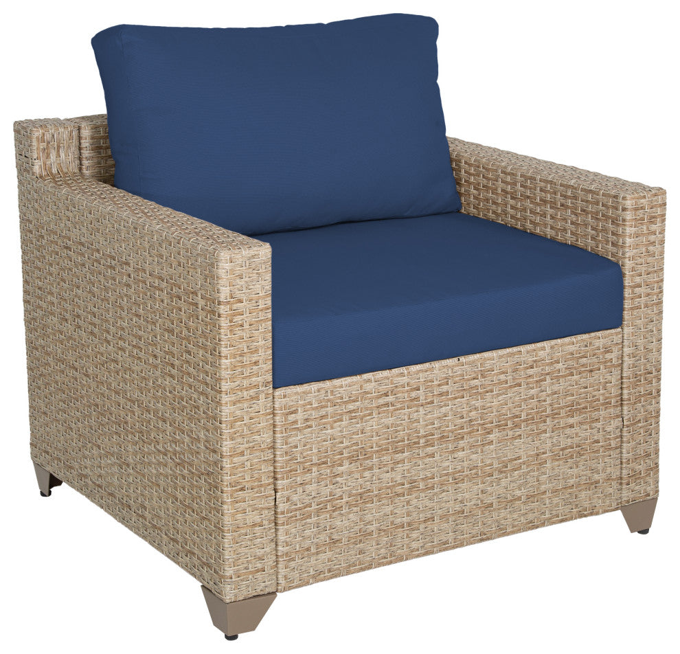 Maui 3-Piece Outdoor Conversation Set With Club Chairs and Coffee Table