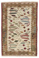New Handwoven Turkish Kilim Rug 3' 11" x 5' 9", 47 in. x 69 in.