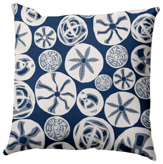 Algoa Treasure Pillow, Navy, 26"x26"