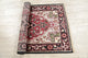 Traditional Heriz Oriental Hand-Knotted Indian Area Rug, Red, 4'11"x2'11