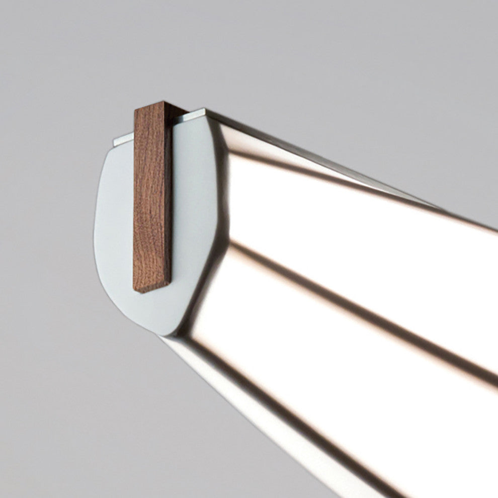 Lenis LED Linear Pendant, Walnut, 2700k - 277v