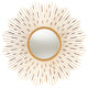 Amandine Gold Sunburst Accent Wall Mirror