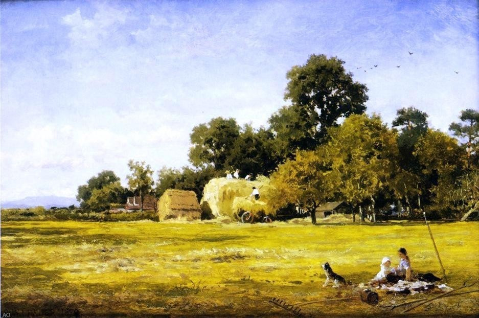 Benjamin Williams Leader Making a Hay Rick Whittington Gallery Wrapped Canvas