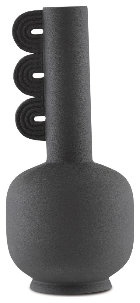Happy 40 Three Wings Black Vase