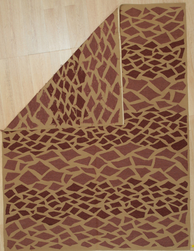 Pink Contemporary Modern Modern Flat Weave Area Rug