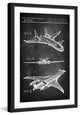 "Airplane Design Plans" Framed Painting Print, 12"x18"