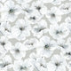 Gray Hawthorn Blossom Peel and Stick Wallpaper Gray By Roommates