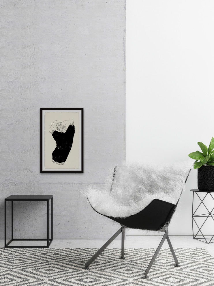 "The Mind Is Everything" Framed Painting Print, 16x24