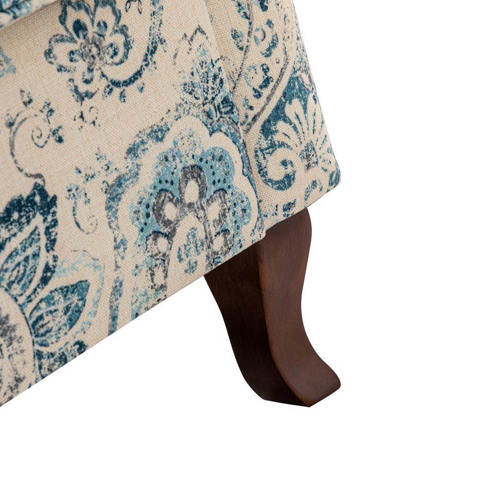 Nicola Contemporary Armchair, Blue