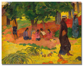'Taperaa Mahana' Canvas Art by Paul Gaugin