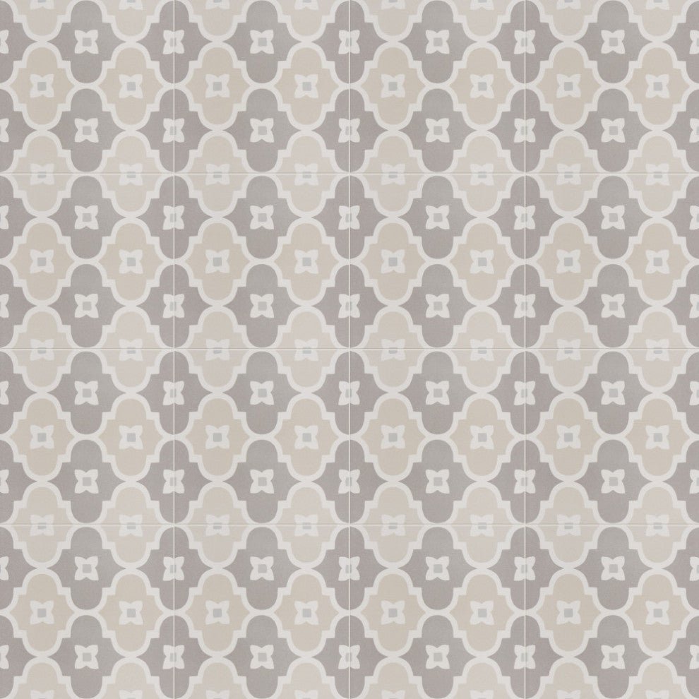 Caprice Pastel Bowtie Porcelain Floor and Wall Tile