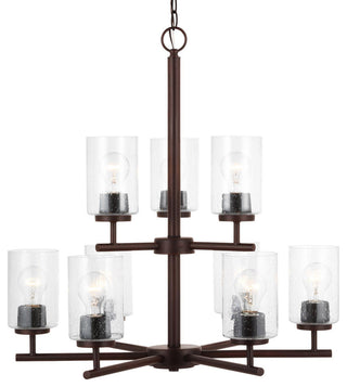 Generation Lighting 31172 Oslo 9 Light 26"W Pillar Candle - Bronze