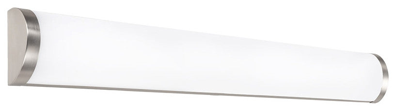 Fuse LED Energy Star Bathroom Vanity and Wall Light, Brushed Nickel