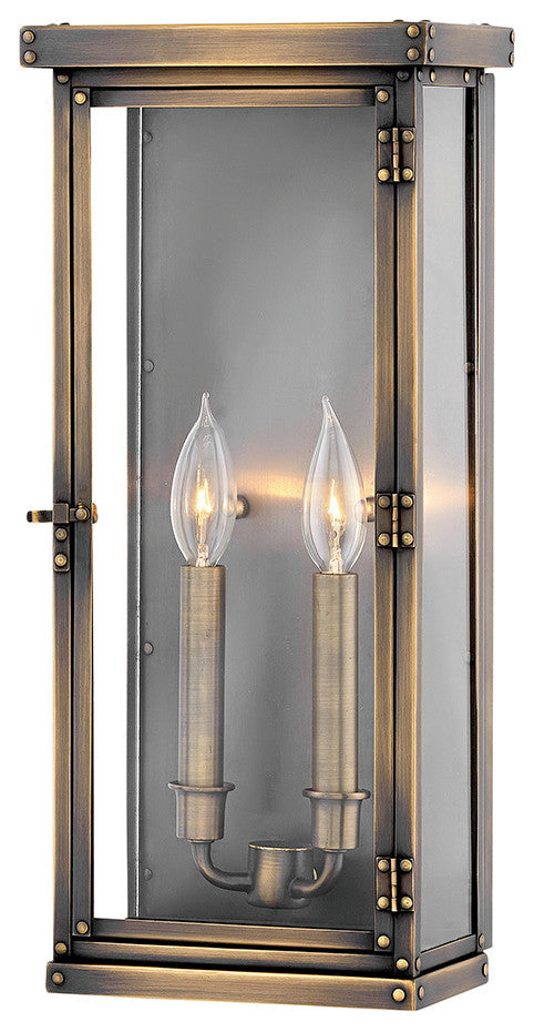Hamilton Large Wall Mount In Dark Antique Brass