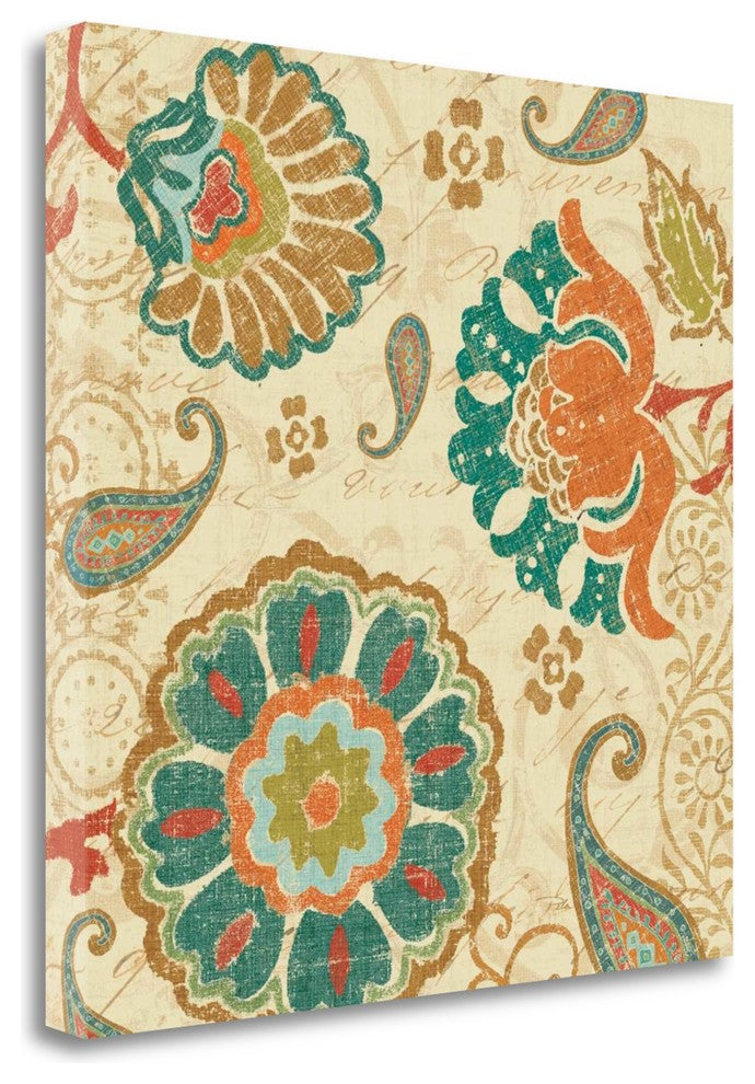 "Fall Paisley II" By Pela, Giclee Print on Gallery Wrap Canvas, Ready to Hang