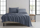 Kathy Ireland 4 Piece Brushed Microfiber Sheet Set, Dark Gray, Full