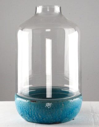 Pottery Jar With Cover, Large