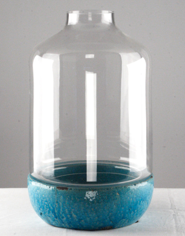 Pottery Jar With Cover, Large