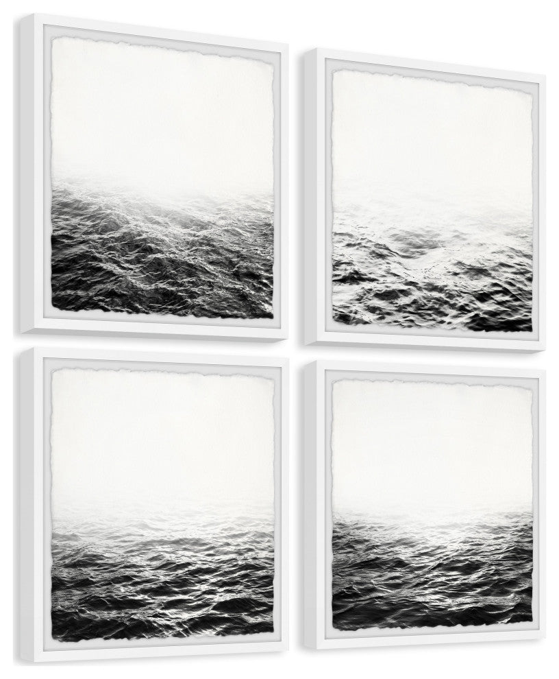 Unclear Horizon Quadriptych, Set of 4, 24x24 Panels