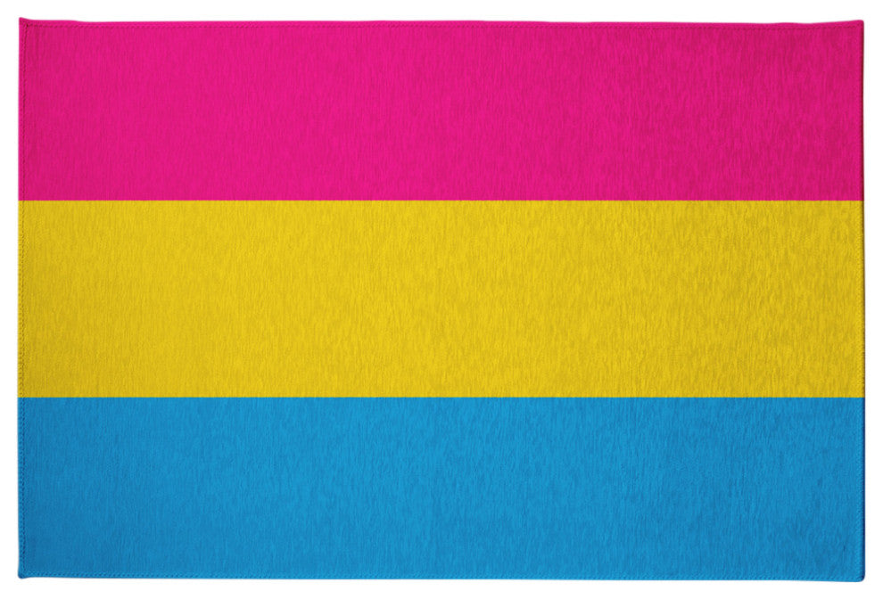 Pansexual Chenille Rug, Pansexual, 4'x6'