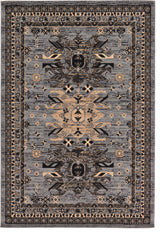 Unique Loom Gray Oasis Taftan 6'x9' Area Rug