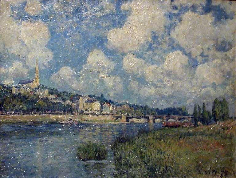 Alfred Sisley Saint Cloud, 21"x28" Wall Decal