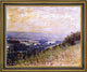 Guy Orlando Rose the Distant Town Framed Premium Canvas Print, 16"x20"