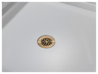 Delta DT051411 4" Prefab Round Shower Drain - Champagne Bronze