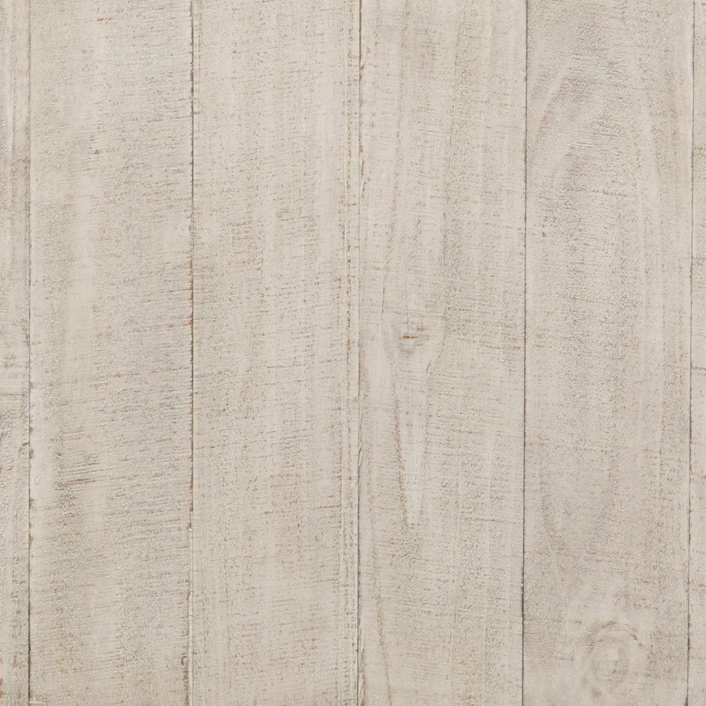 Kosas Home Lynx 94" Reclaimed Pine Wood Dining Table, White