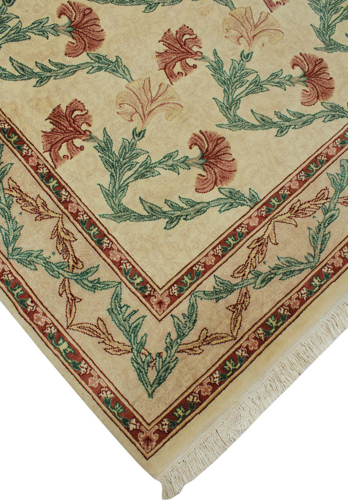 Pak-Persian Carnation Beige Rug, 6'2x8'11