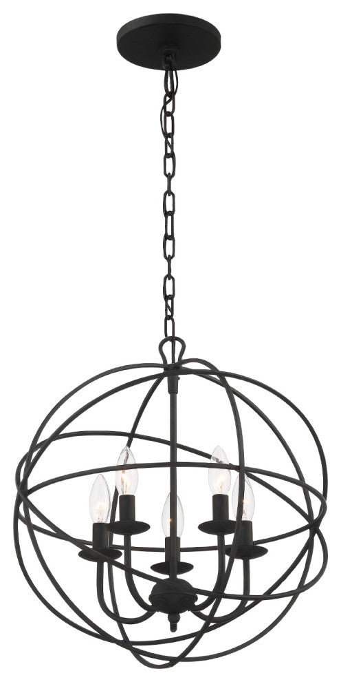 Elight 5 Light  Bronze Mini Chandelier