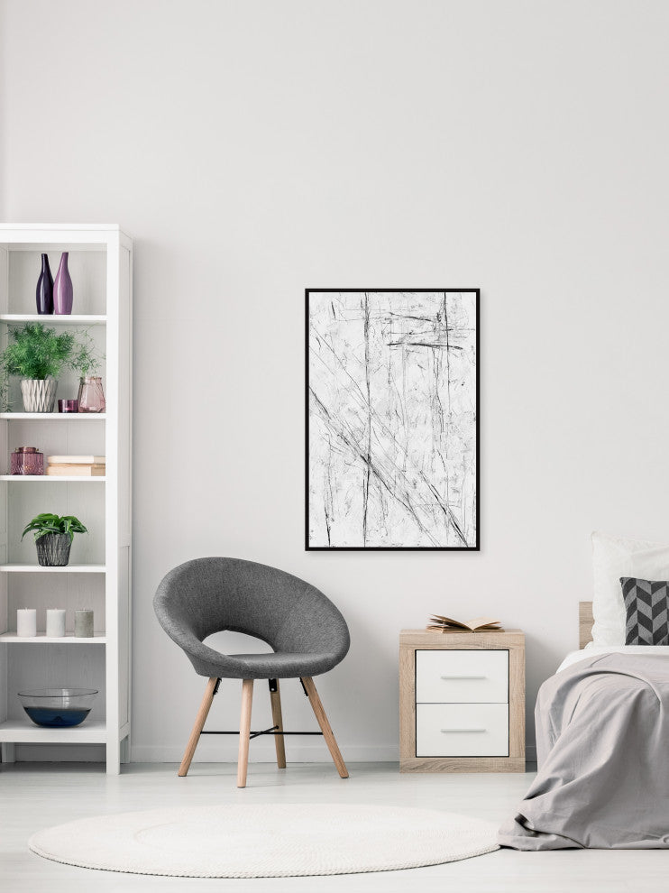 "Irresistible Desire" Floater Framed Painting Print on Canvas