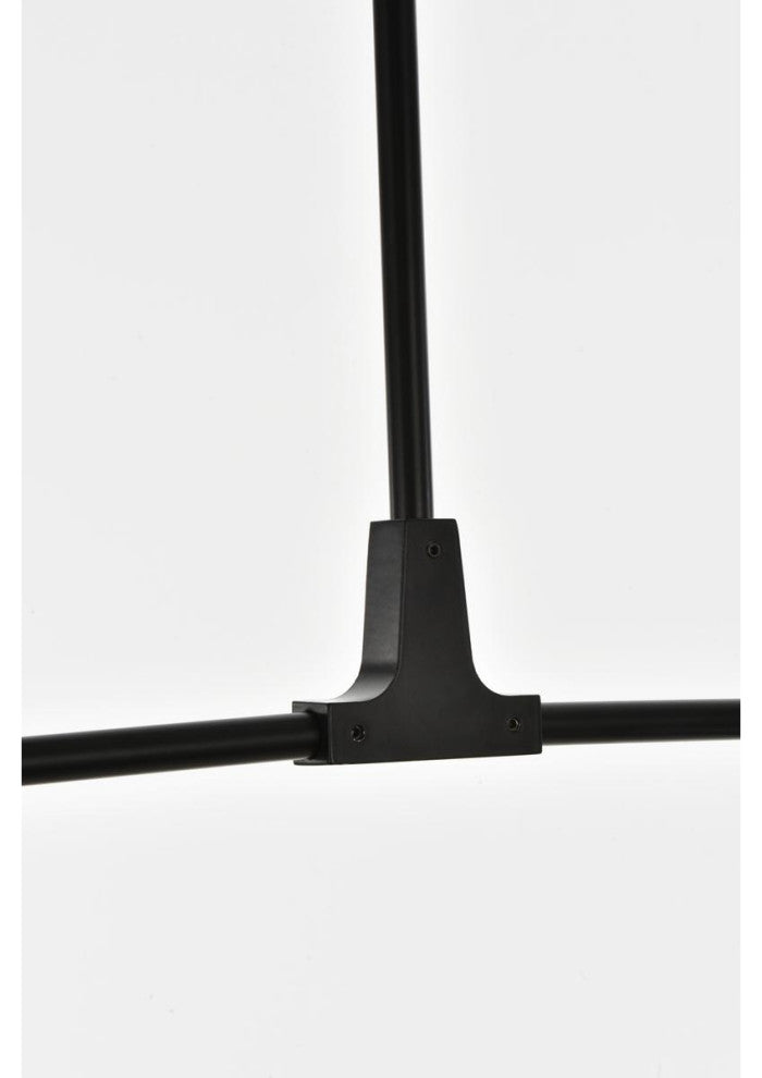 Cavoli 8 Light Chandelier, Black