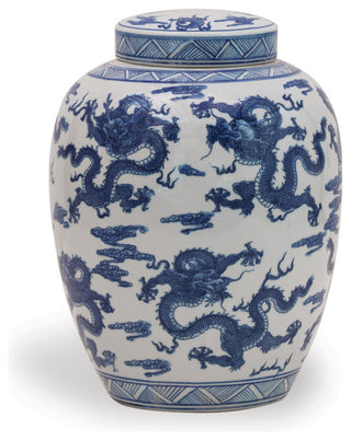 Dragon Navy Jar