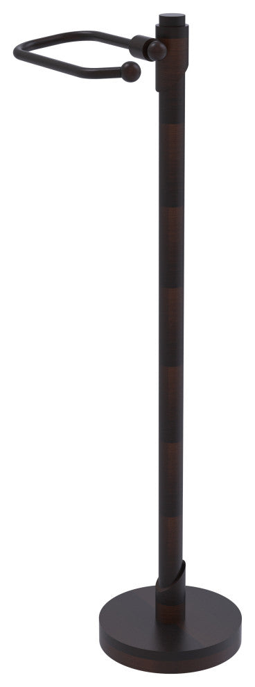 Tribecca Free Standing Toilet Tissue Holder, Venetian Bronze