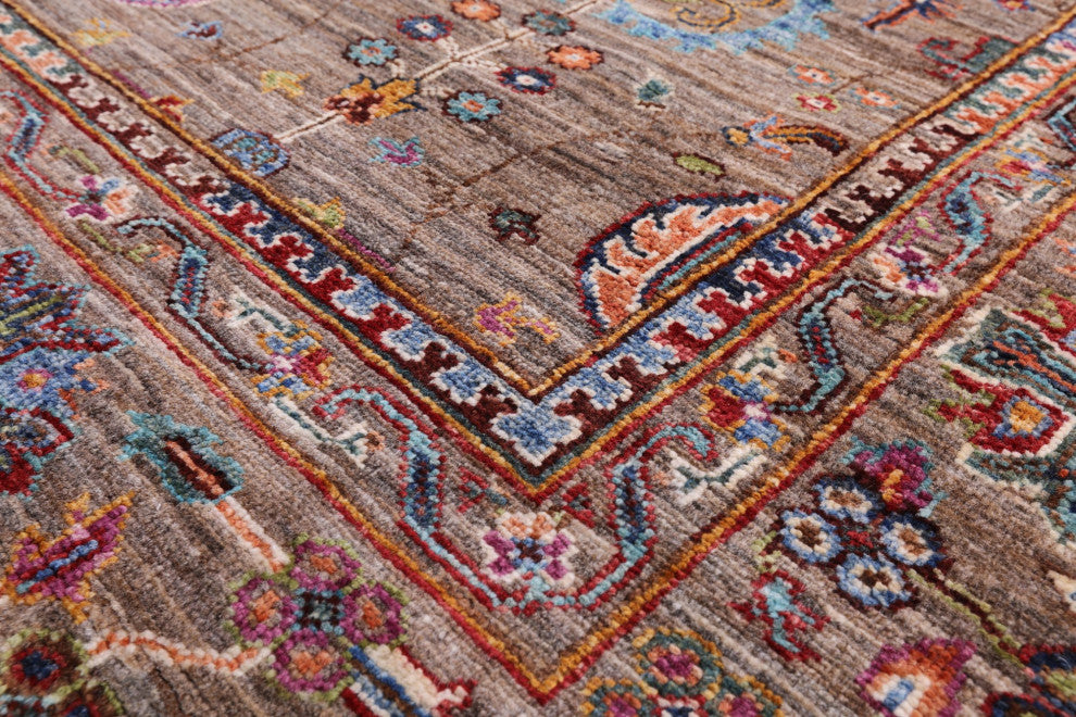 Persian Tabriz Handmade Wool Rug 4' 10" X 6' 5" Q5746