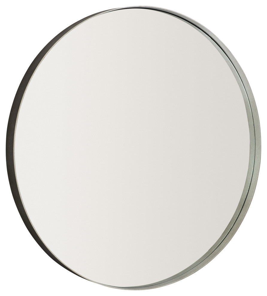 Bernhardt Loft Oakley Round Metal Mirror