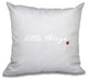 16"x16" Little Things, Word Print Pillow, Gray