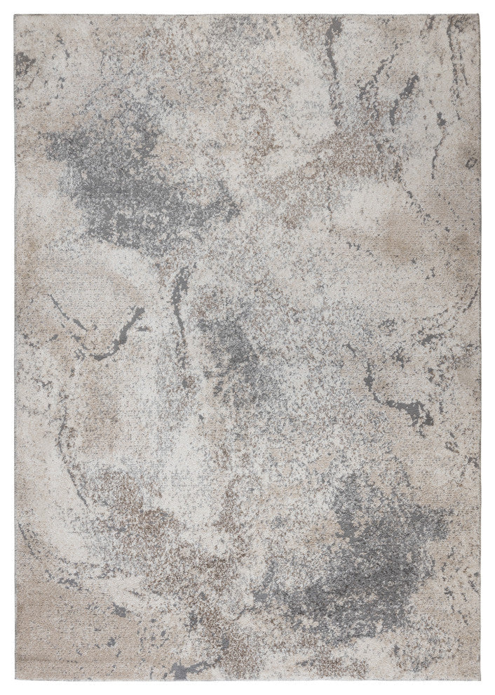 Yasmin Ester Area Rug, Cream, 5'3" x 7'3", Abstract
