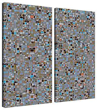 Geometric Study II-B Canvas Wall Art 2-Piece Set
