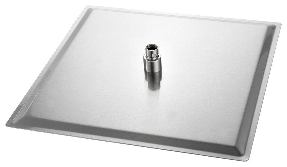 12 in SUS304 Stainless Steel Square Shower Head, Brushed Nickel