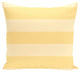 Windward Stripes Print Outdoor Pillow, Lemon, 18"x18"