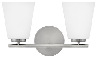 Lark 85422 Bri 2 Light 15"W Vanity Light - Brushed Nickel