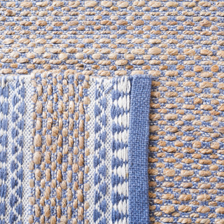 Safavieh Vintage Leather Collection NF874M Rug, Natural/Blue, 8' X 10'