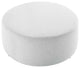 Callum Large 38" Round Woven Heathered Fabric Upholstered Ottoman